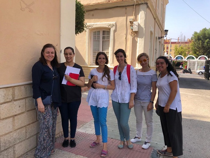Algunas de las voluntarias de la Fundación Aliatar en Melilla