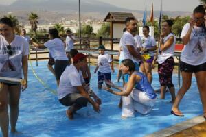 Imagen de la pasada edición del su tradicional campamento en la Granja de la Ciudad