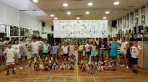 Los alumnos del campamento de verano de la profesora Mari Carmen Florido