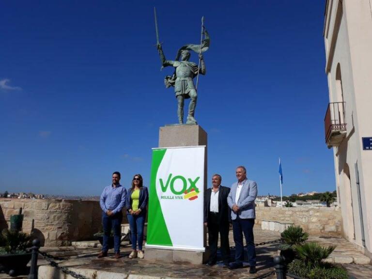 El presidente de Vox en Melilla, Jesús Delgado Aboy