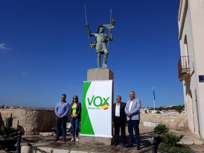 El presidente de Vox en Melilla, Jesús Delgado Aboy