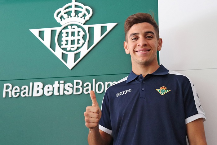 Mizziam, delantero melillense, firmó el pasado mes de julio por el Real Betis Balompié