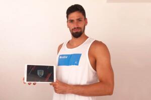 El ala-pívot está ya con ganas de empezar a sudar la camiseta del decano