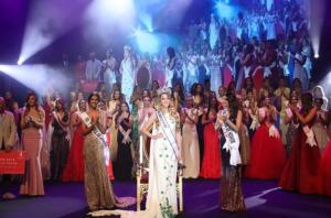 Edición del pasado año de Miss World Spain 2018, en la que Amaia Izar, de Navarra, se alzó con el título