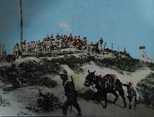 Ocupación del Biutz. Retirada de muertos y heridos