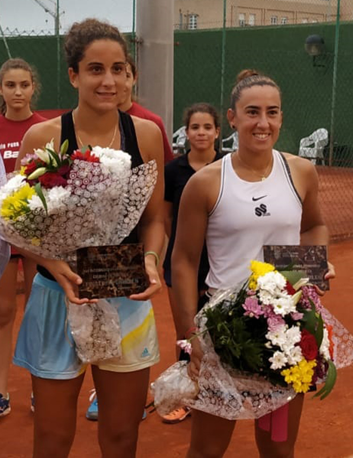 Mishina y Morgina, campeonas de la modalidad de dobles