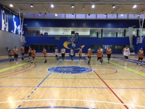 Imagen de una de las sesiones de entrenamiento del conjunto de Javi Nieto