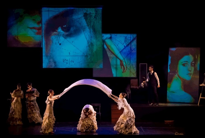Imagen del espectáculo ‘Romero de Torres’ de la Compañía Ibérica de Danza