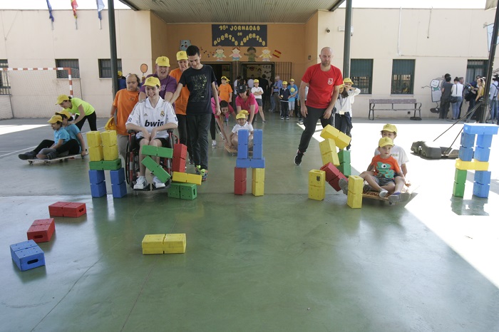 Imagen de una de las actividades en el Centro de Educación Especial Reina Sofía