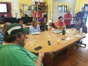 Imagen del comienzo del primer taller de Nutrición del primer día de esta edición