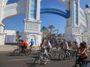 Pedalada organizada el pasado año para la Semana Europea de la Movilidad Sostenible