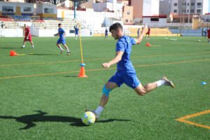 Juanmi Carrión, jugador de la U.D. Melilla