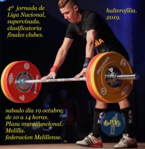 Cartel de la cuarta jornada de la Liga Nacional Supervisada