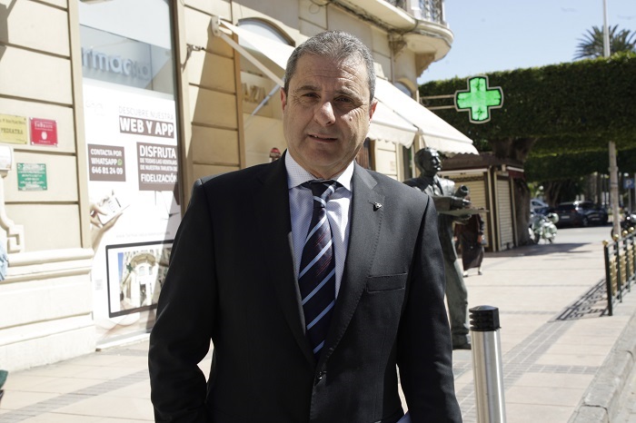 El presidente de la Asociación de Comerciantes de Melilla (ACOME), Enrique Alcoba