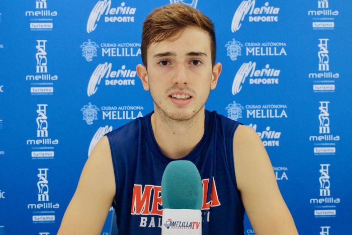 Ignacio Ballespín, jugador del Melilla Baloncesto