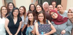 Un grupo de alumnas del centro de formación JOCRED MELILLA