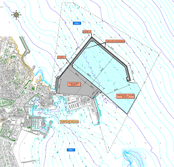 Proyecto de ampliación del puerto