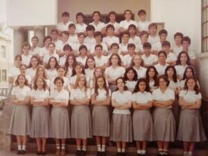 Imagen de una de las promociones del centro escolar