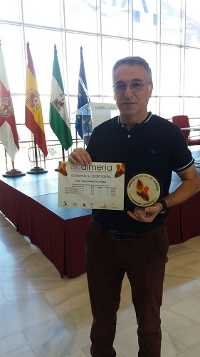 Uno de los melillenses vencedores, Diego Romero de la Rubia