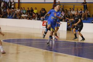 Edu Pavo, jugador del C.D. Virgen de la Victoria