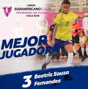 Souza fue elegida la mejor jugadora del Sudamericano Sub-10