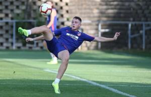 El Sporting perdió en la pasada jornada ante la U.D. Coineña