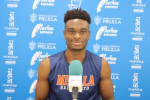 Caleb Agada afronta su segunda temporada en el Club Melilla Baloncesto