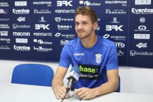 Jon Ceberio, jugador de la U.D. Melilla