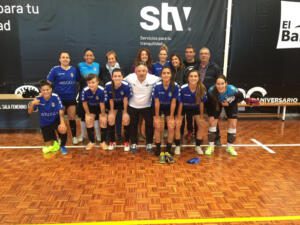 La familia de María Soto acudió a Murcia a apoyar al equipo