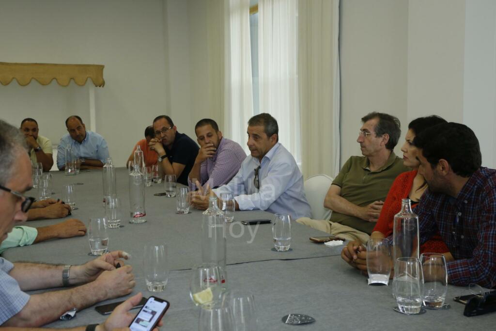 Una de las reuniones de la Plataforma de Empresarios de Melilla en el Hotel Tryp