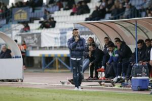 Manolo Herrero, entrenador de la U.D. Melilla