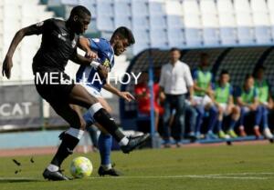 Carri, jugador de la U.D. Melilla, pasa por un excelente momento de juego