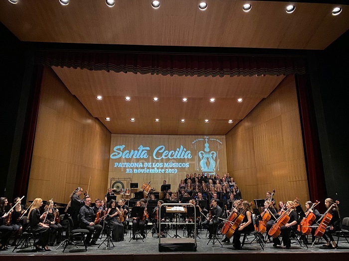 Imagen del concierto por Santa Cecilia de la Orquesta Sinfónica