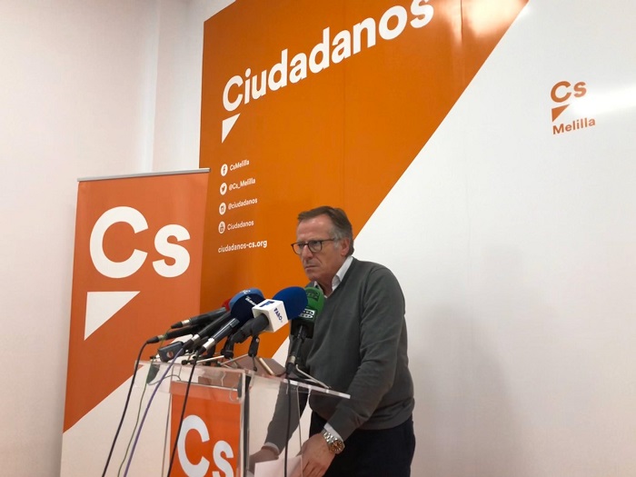 El coordinador de Ciudadanos Melilla, Eduardo de Castro