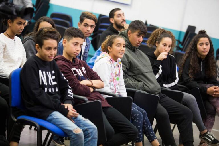 Miembros del grupo de menores tutelados por Melilla