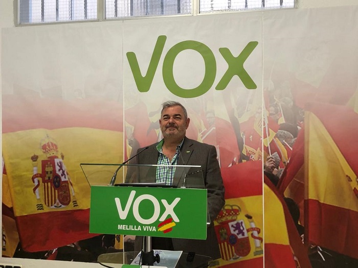 El candidato al Congreso por Vox Melilla y empresario melillense, Ignacio Ramírez