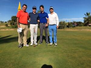 Javier Palomanes, José Luis García Jiménez, David Pérez y Manuel León