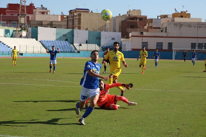 Mawi, pichichi de la U.D. Melilla con siete dianas, quiere seguir su racha goleadora ante el UCAM Murcia