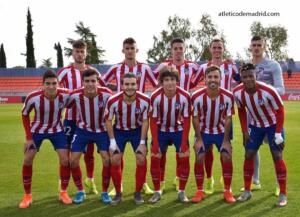 Conjunto del Atlético Madrid B, segundo clasificado del Grupo I de la Segunda B