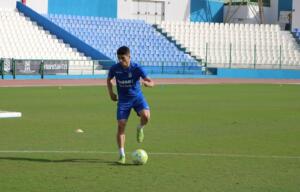 Juanmi Carrión, lateral izquierdo de la U.D. Melilla