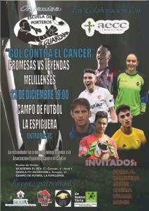 Cartel del evento futbolístico del próximoi lunes