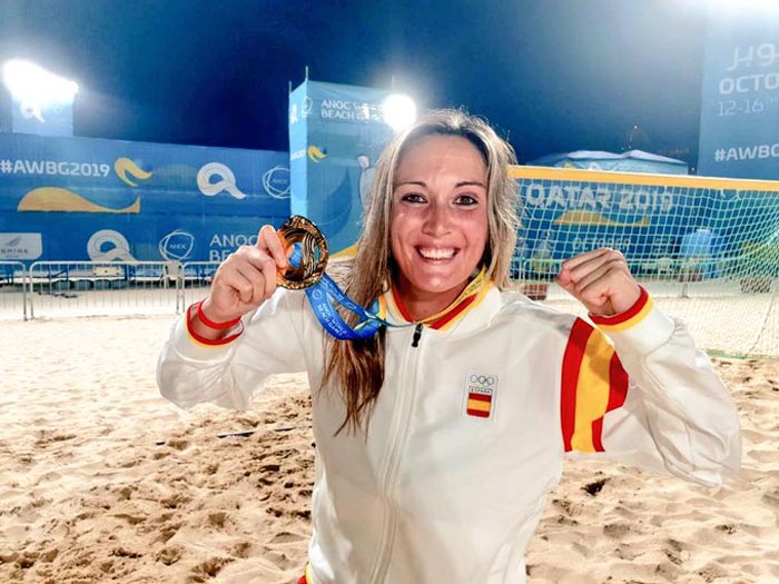 La melillense Lorena Asensio, campeona del Mundo de fútbol playa, será una de las monitoras