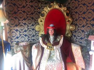 La Paje Real, Abigail Carmona, que lleva seis años al servicio de los Reyes Magos