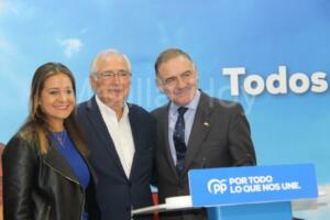 Los tres parlamentarios electos por Melilla