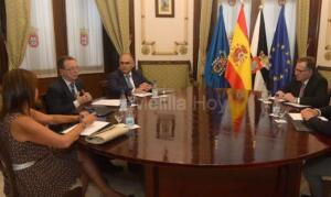 Imagen de la única reunión que han tenido los gobiernos de Melilla y Ceuta en esta legislatura