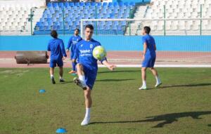 Fran Bueno, jugador de la U.D. Melilla