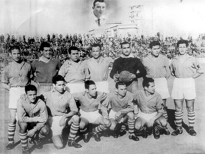 Equipo de la U.D. Melilla de la temporada 1950-51