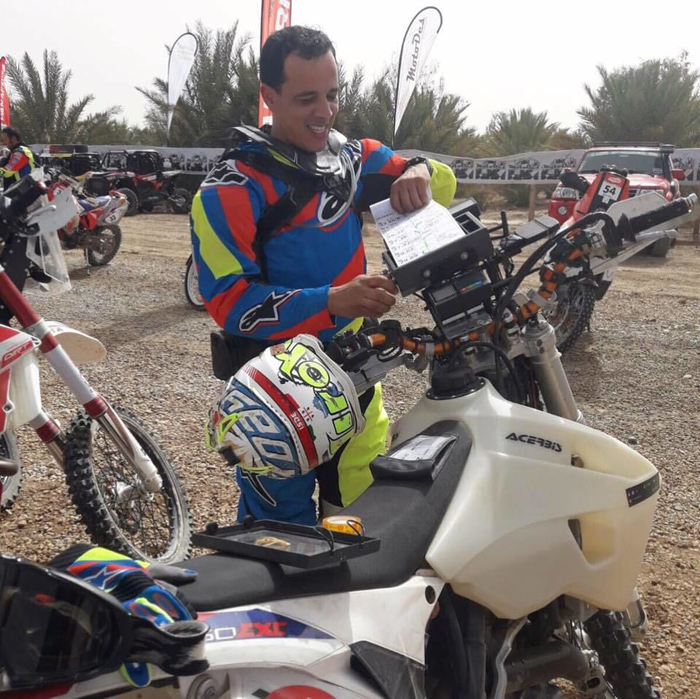 Rachid Al-Lal, antes de empezar el Dakar 2020