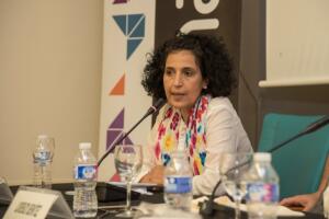 La ponente Zoubida Boughaba