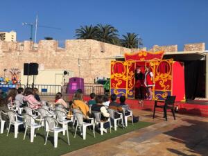 Parte de la obra ‘SOS Pifa Pifita’ de la Escuela de Teatro de Melilla